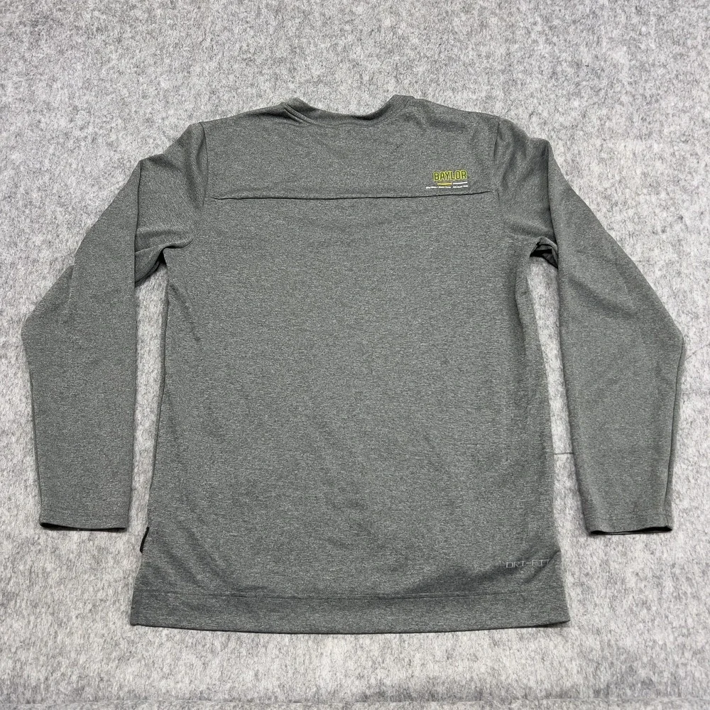Baylor Bears Shirt Mens Medium NCAA Football Dri Fit Long Sleeve Nike On‎ Field